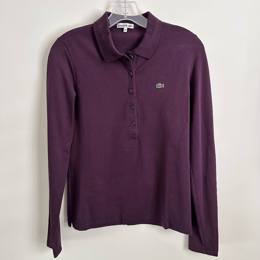 Lacoste Long Sleeve Polo Shirt - S